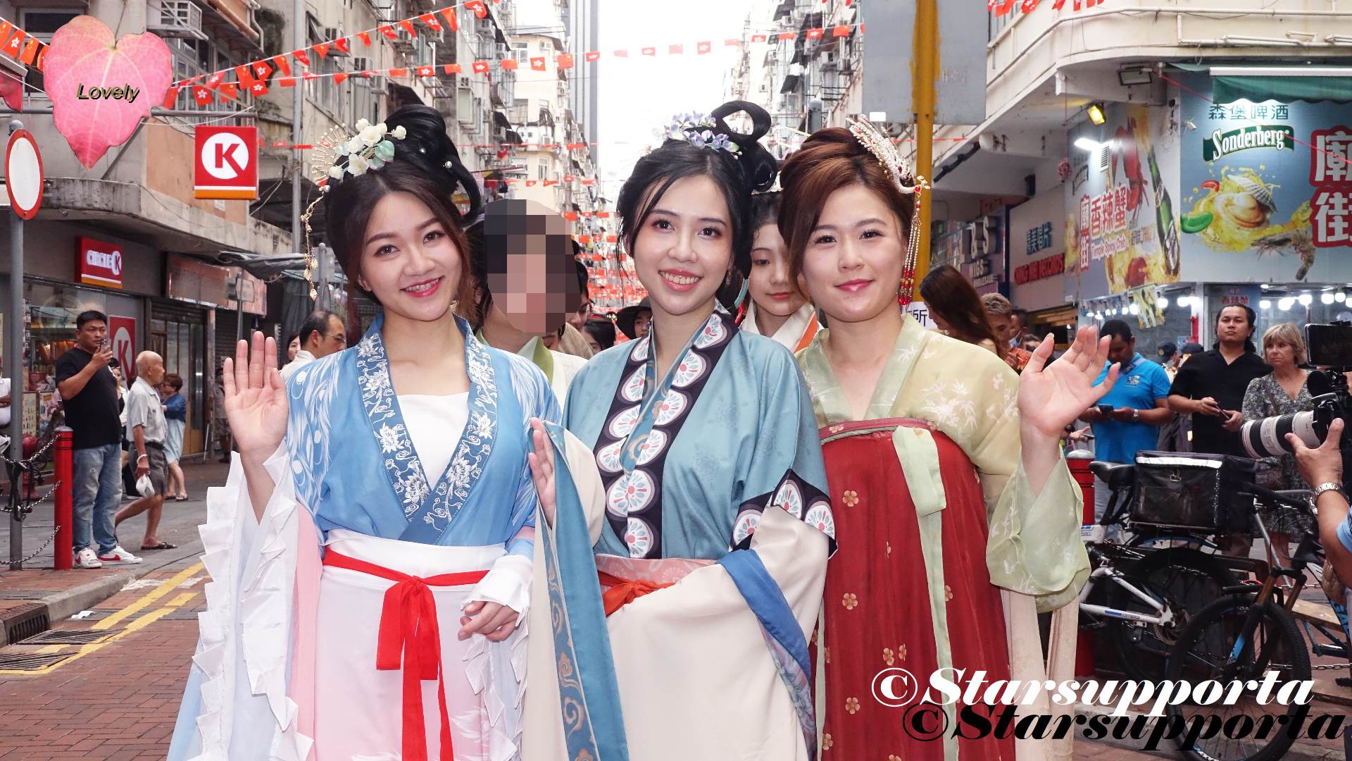 20230521 譚夢娜、林海茵、陳美濤 @ 歡樂香港，油尖旺，我行先！ 啟動禮 @ 香港廟街